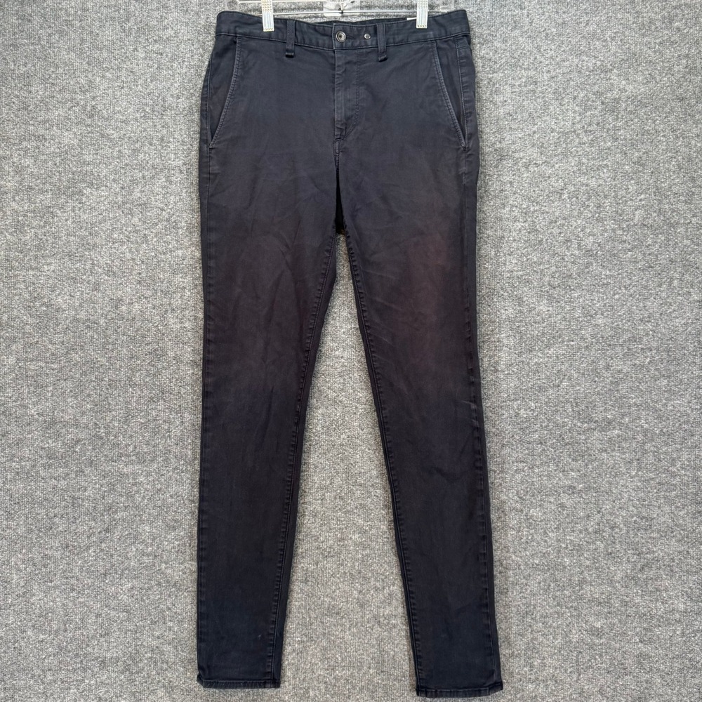 Rag & Bone Pants‎ Mens 31 Blue Fit 1 Skinny Chino Stretch Cotton Twill Designer